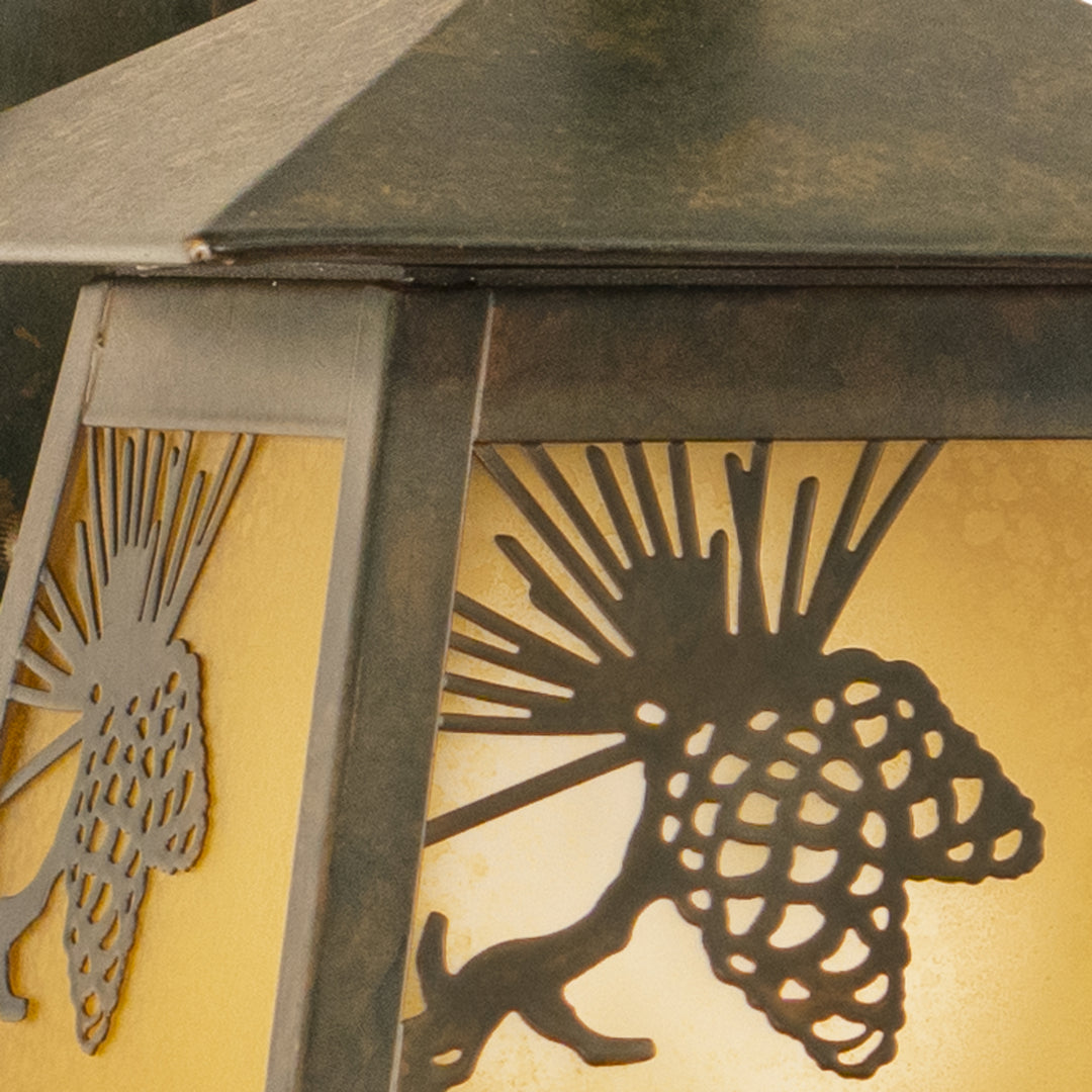 Vaxcel Lighting OW50573OA Whitebark One Light Outdoor Wall Mount Outdoor Bronze / Dark