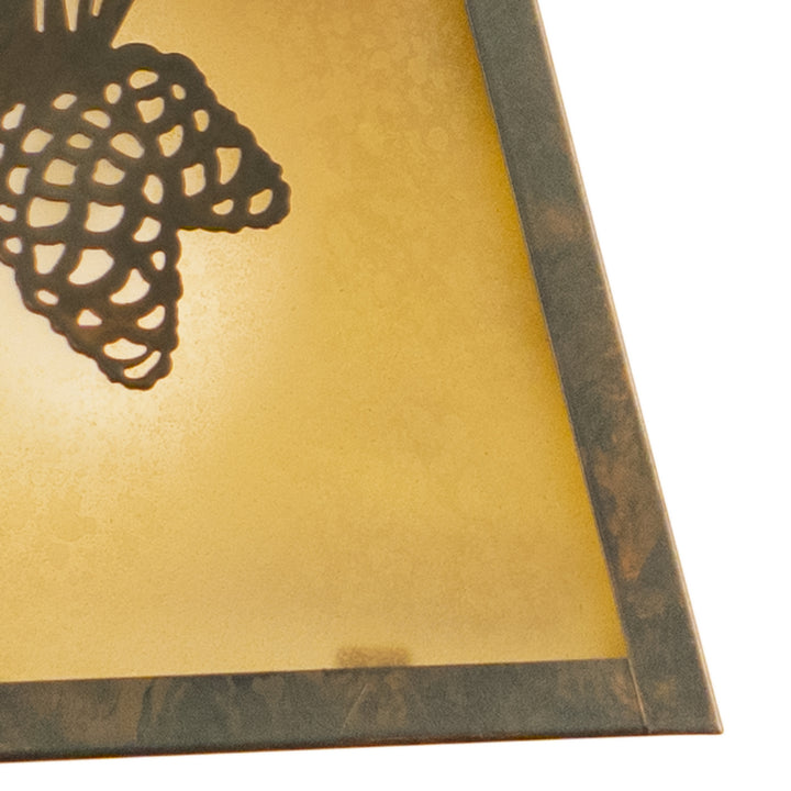 Vaxcel Lighting OW50573OA Whitebark One Light Outdoor Wall Mount Outdoor Bronze / Dark