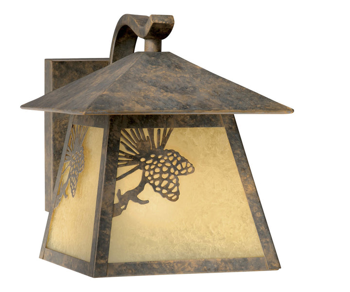 Vaxcel Lighting OW50573OA Whitebark One Light Outdoor Wall Mount Outdoor Bronze / Dark