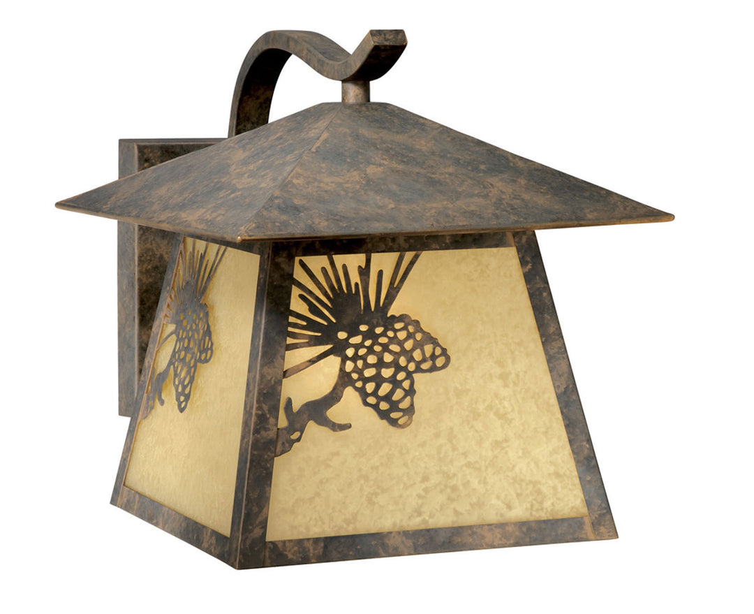 Vaxcel Lighting OW50593OA Whitebark One Light Outdoor Wall Mount Outdoor Bronze / Dark
