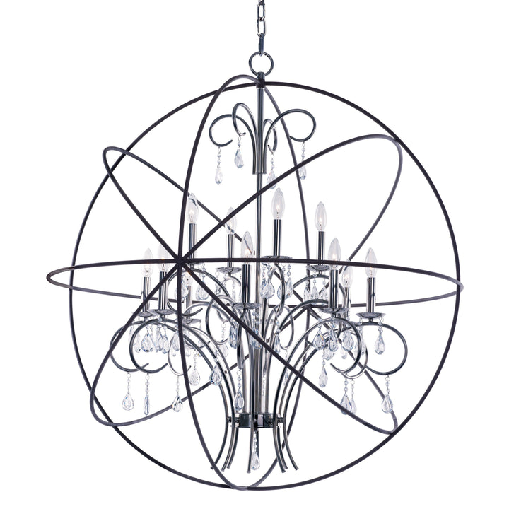 Maxim Orbit 25147ARPN Pendant Light - Anthracite / Polished Nickel