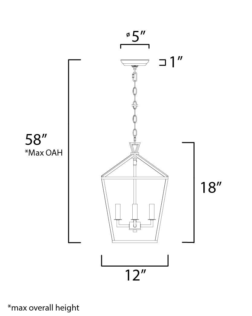Maxim Abode 25152GLTXB Pendant Light - Gold Leaf / Textured Black