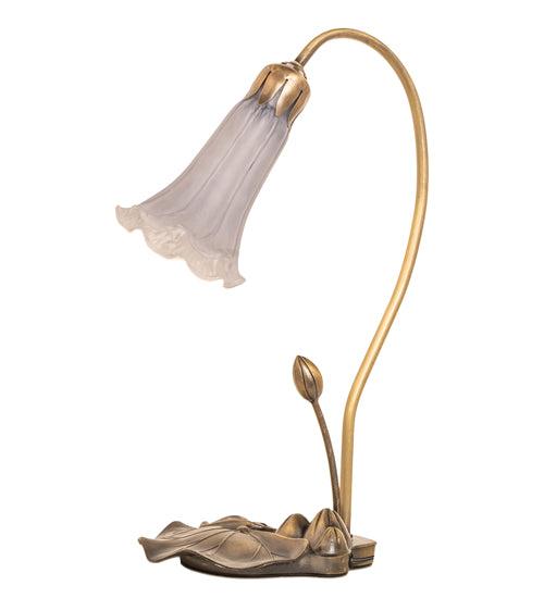 Meyda Tiffany Lighting 251565 Gray One Light Mini Lamp Lamp Copper/Antique/Verde