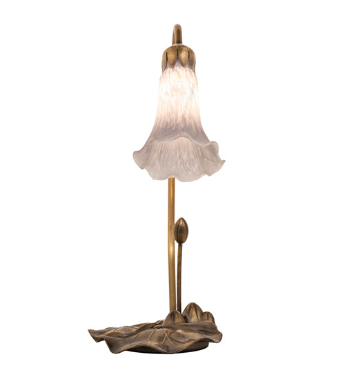 Meyda Tiffany Lighting 251565 Gray One Light Mini Lamp Lamp Copper/Antique/Verde