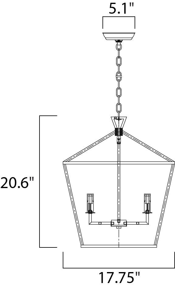 Maxim Abode 25156GLTXB Pendant Light - Gold Leaf / Textured Black