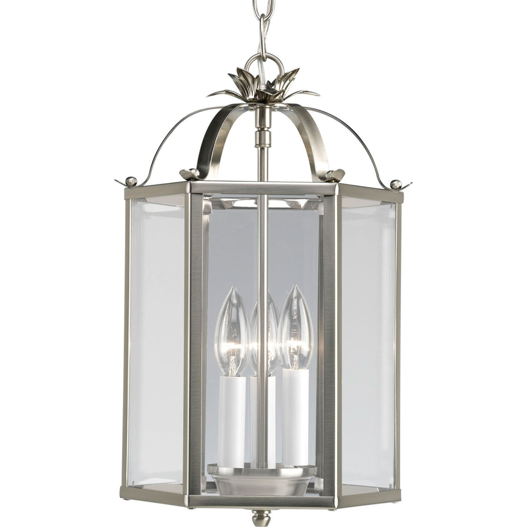 Progress Flat Glass P3645-09 Pendant Light - Brushed Nickel