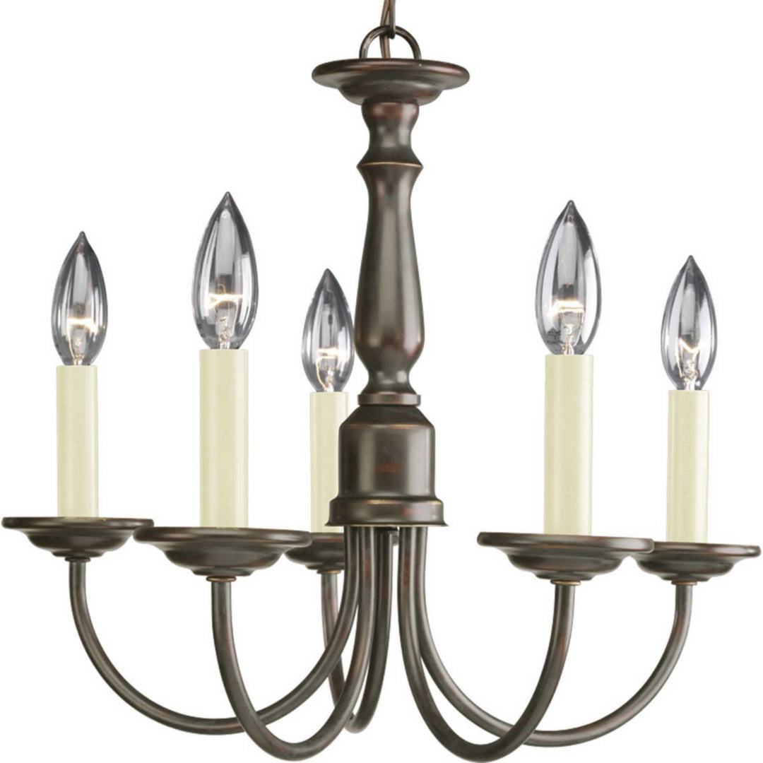 Progress Five Light P4009-20 Chandelier Light - Antique Bronze