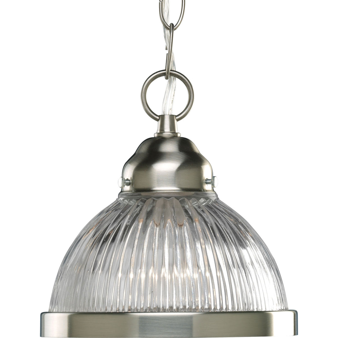Progress Prismatic Glass P5080-09 Pendant Light - Brushed Nickel