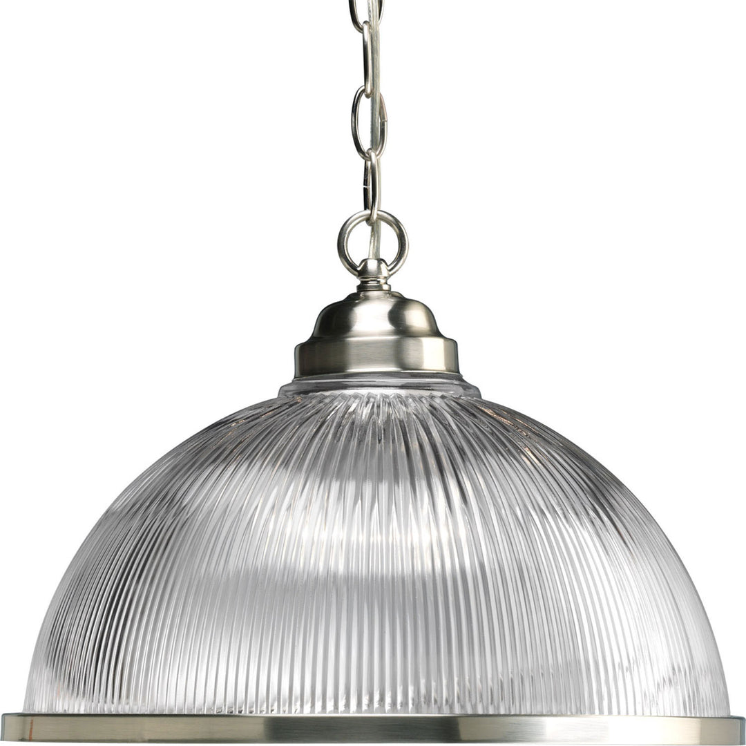 Progress Prismatic Glass P5103-09 Pendant Light - Brushed Nickel