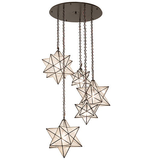 Meyda Tiffany Moravian Star 251978 Pendant Light - Timeless Bronze