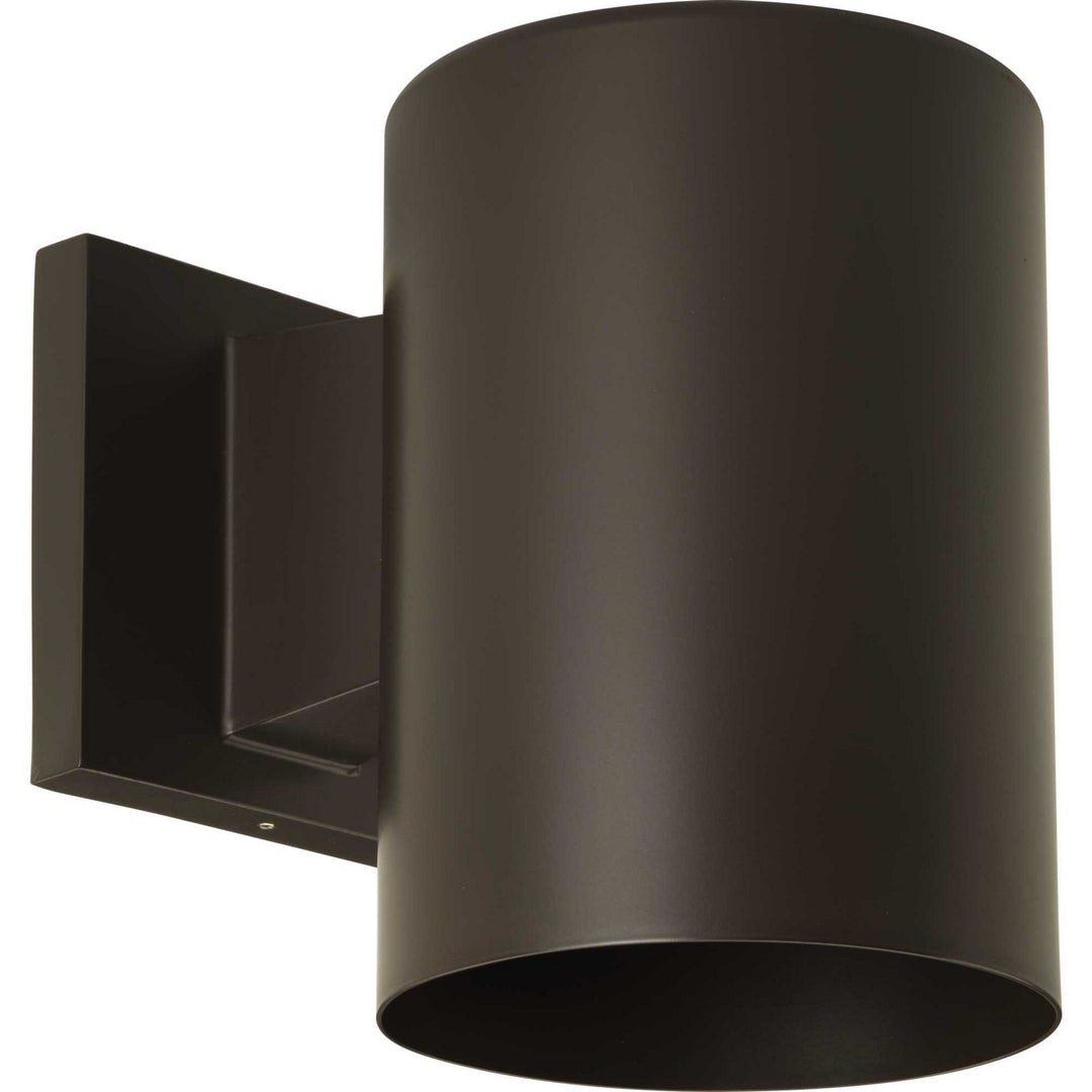 Progress Lighting P5674-20 Cylinder One Light Wall Lantern Outdoor Bronze / Dark