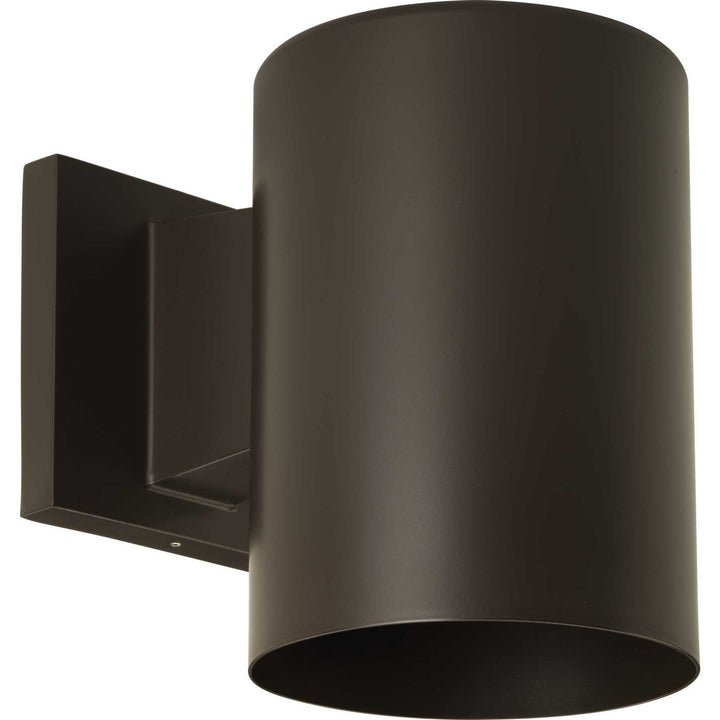 Progress Lighting P5674-20 Cylinder One Light Wall Lantern Outdoor Bronze / Dark