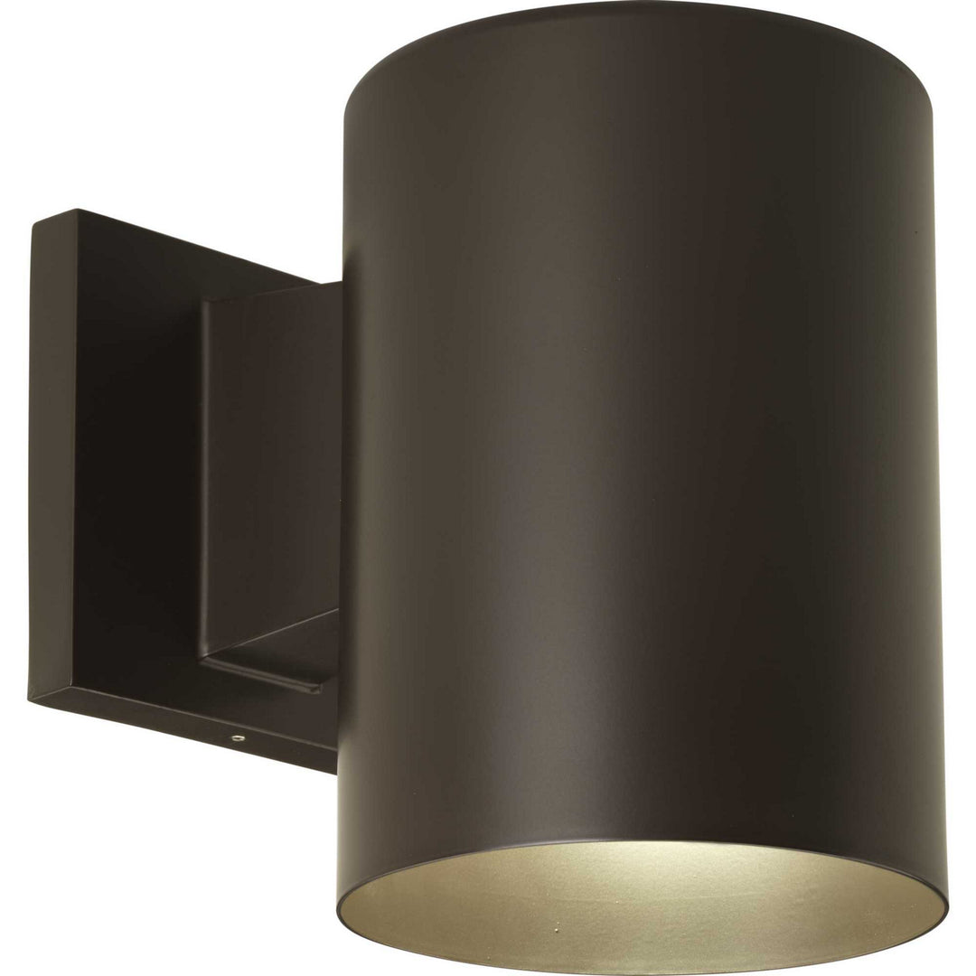 Progress Lighting P5674-20 Cylinder One Light Wall Lantern Outdoor Bronze / Dark