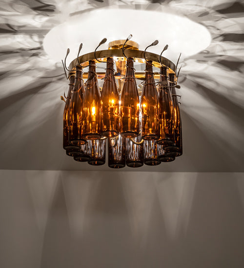 Meyda Tiffany Tuscan Vineyard 252212 Ceiling Light - Burnished