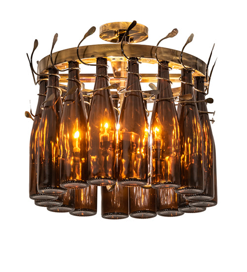 Meyda Tiffany Tuscan Vineyard 252212 Ceiling Light - Burnished