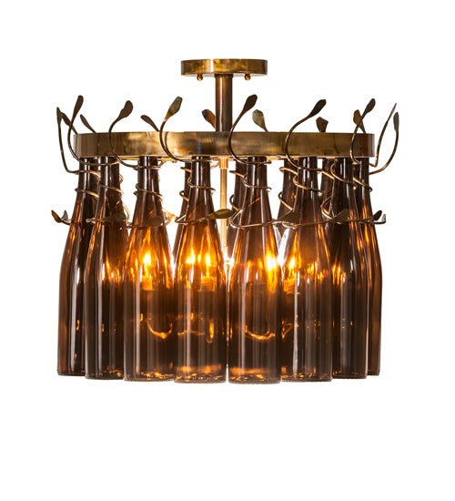 Meyda Tiffany Tuscan Vineyard 252212 Ceiling Light - Burnished