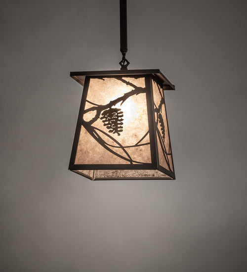 Meyda Tiffany Whispering Pines 252361 Pendant Light - Wrought Iron