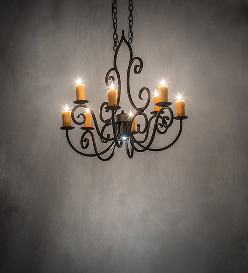 Meyda Tiffany Clifton 252470 Chandelier Light - Oil Rubbed Bronze