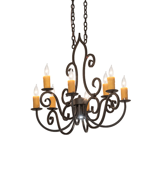 Meyda Tiffany Clifton 252470 Chandelier Light - Oil Rubbed Bronze