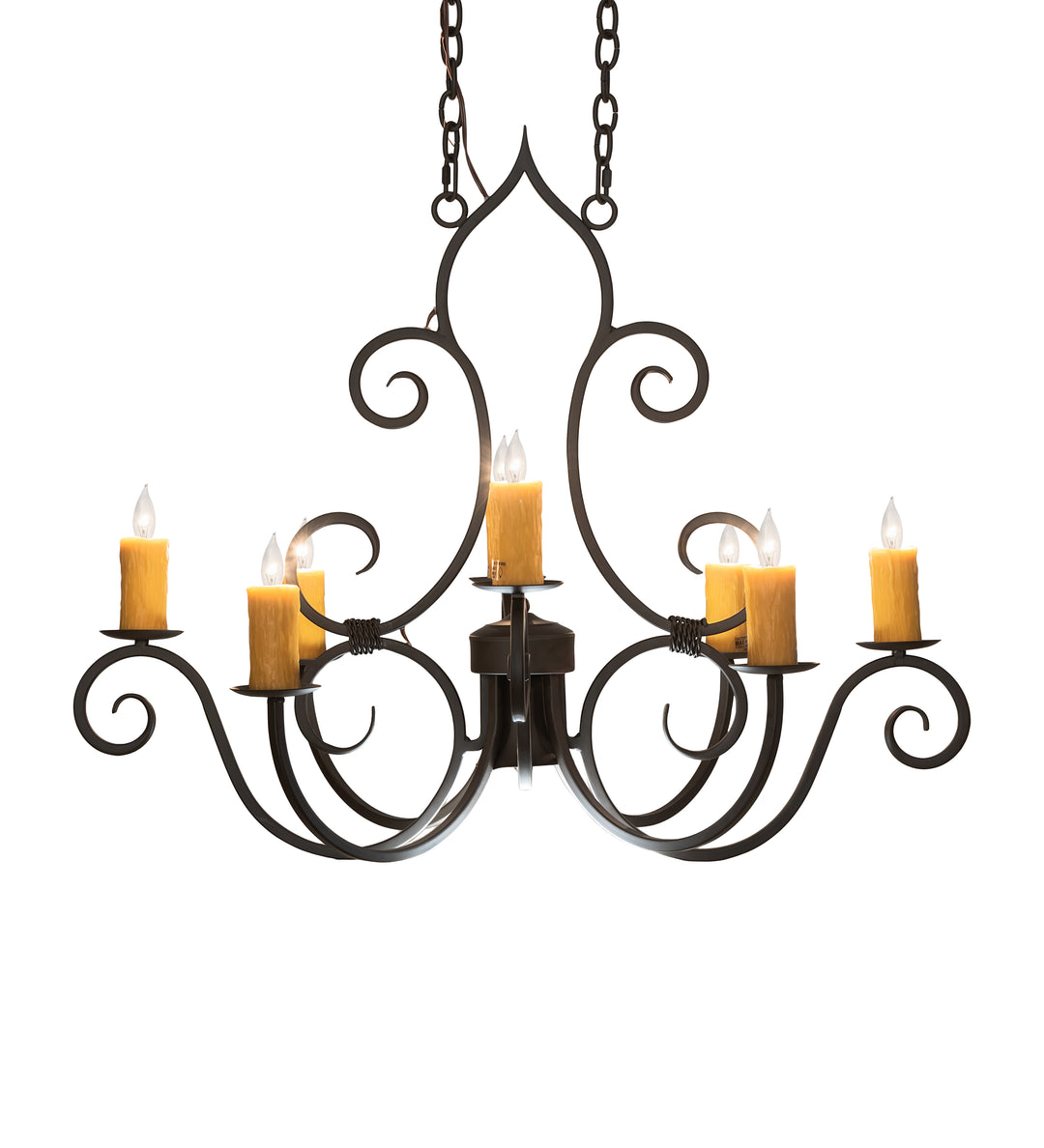 Meyda Tiffany Clifton 252470 Chandelier Light - Oil Rubbed Bronze