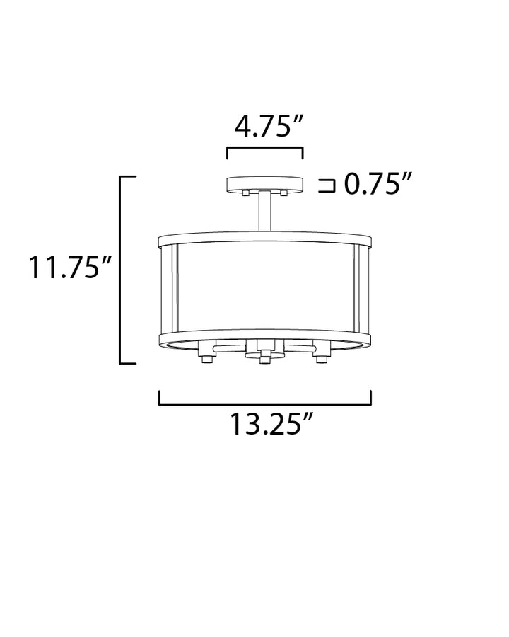 Maxim Sentinel 25250CLBK Ceiling Light - Black