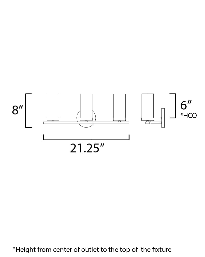 Maxim Sentinel 25257CLSN Bath Vanity Light 22 in. wide - Satin Nickel