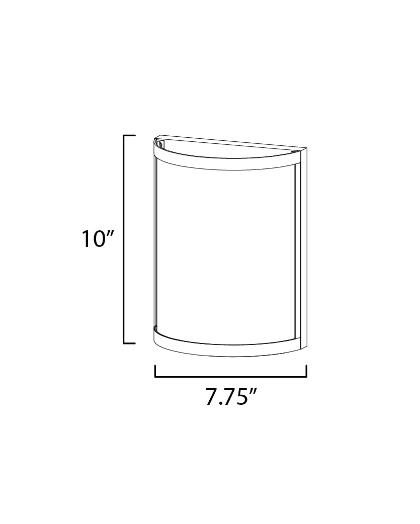 Maxim Sentinel 25259CLSN Wall Sconce Light - Satin Nickel