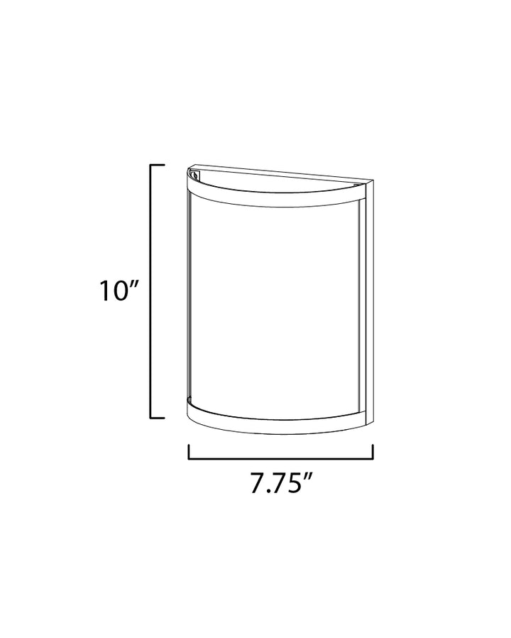Maxim Sentinel 25259CLSN Wall Sconce Light - Satin Nickel