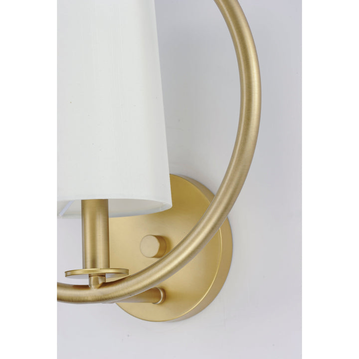 Maxim Meridian 25291OFNAB Wall Sconce Light - Natural Aged Brass