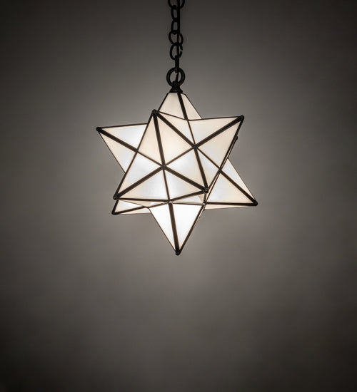 Meyda Tiffany Moravian Star 253018 Pendant Light - Craftsman Brown