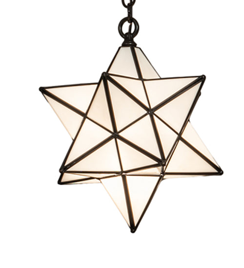 Meyda Tiffany Moravian Star 253018 Pendant Light - Craftsman Brown