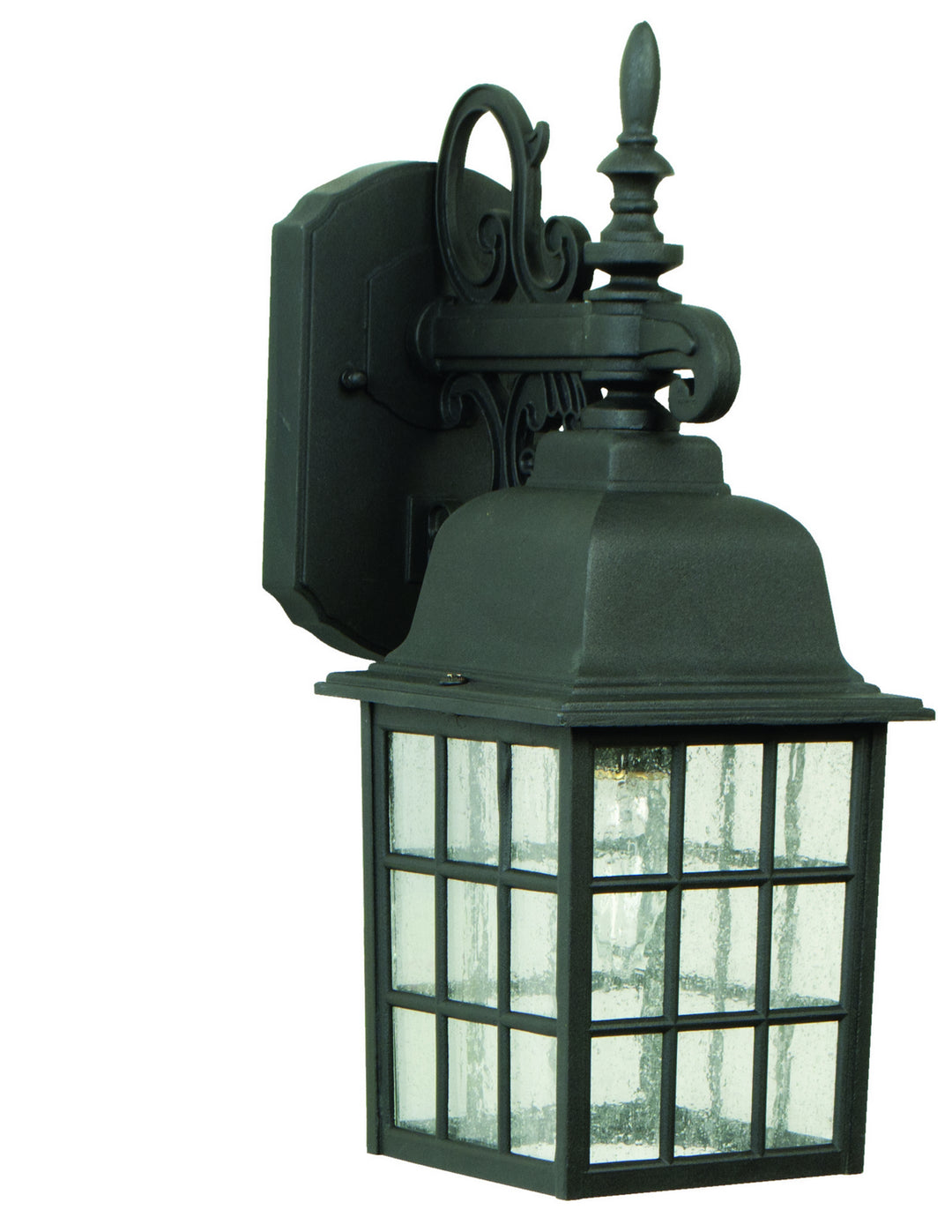 Craftmade Lighting Z270-TB Grid One Light Wall Mount Outdoor Black