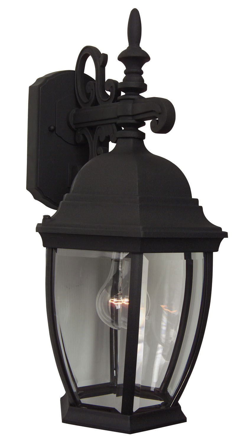Craftmade Lighting Z284-TB  Bent Glass Cast Outdoor Textured Black