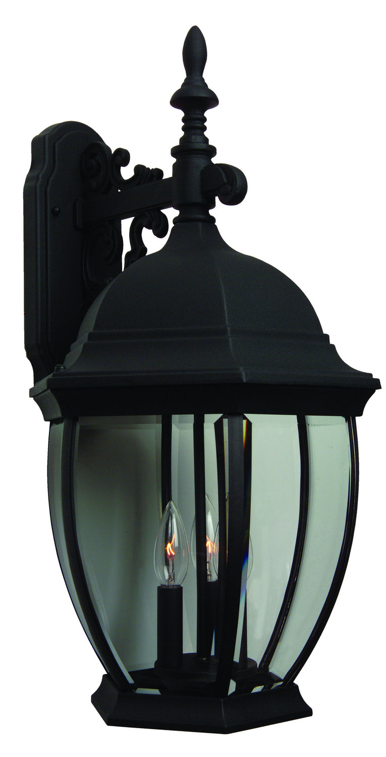 Craftmade Lighting Z584-TB  Bent Glass Cast Outdoor Textured Black