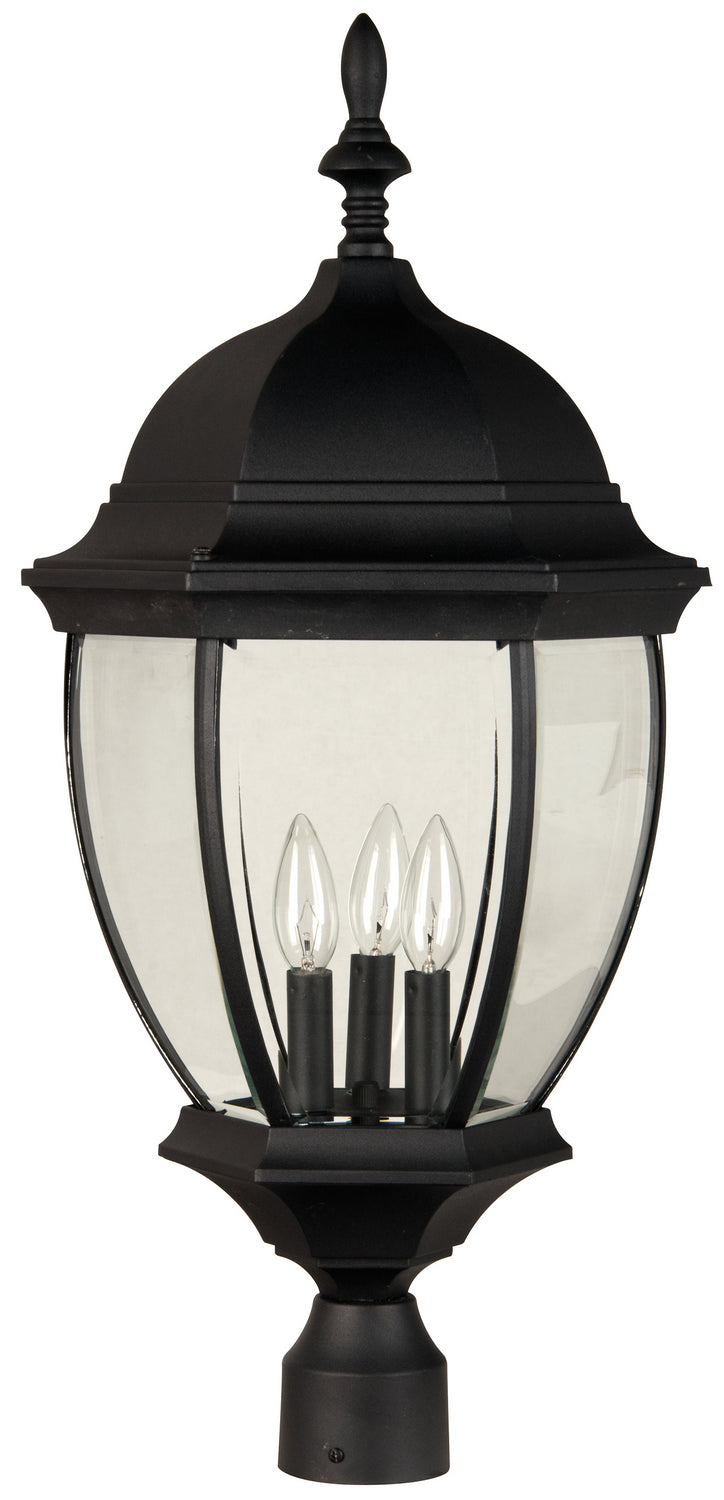 Craftmade Lighting Z585-TB Bent Glass Cast Outdoor Textured Black