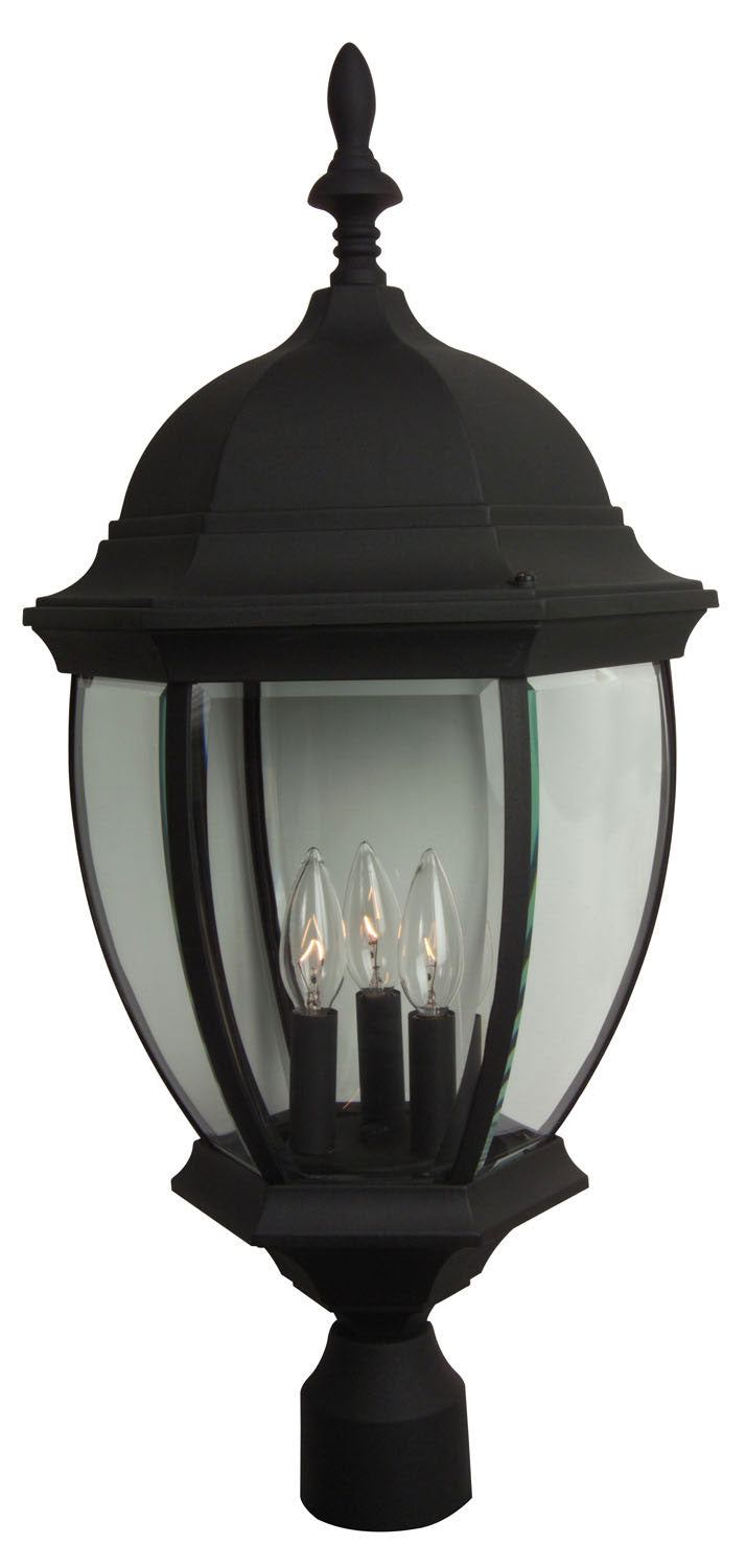 Craftmade Lighting Z585-TB Bent Glass Cast Outdoor Textured Black