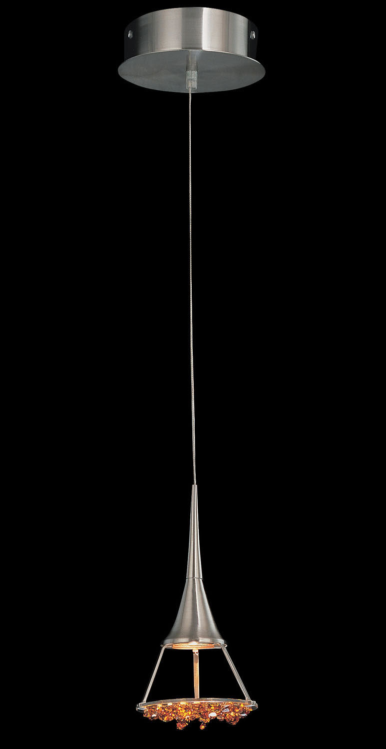 Classic Crystal Lake 16061 SN AM Pendant Light - Satin Nickel