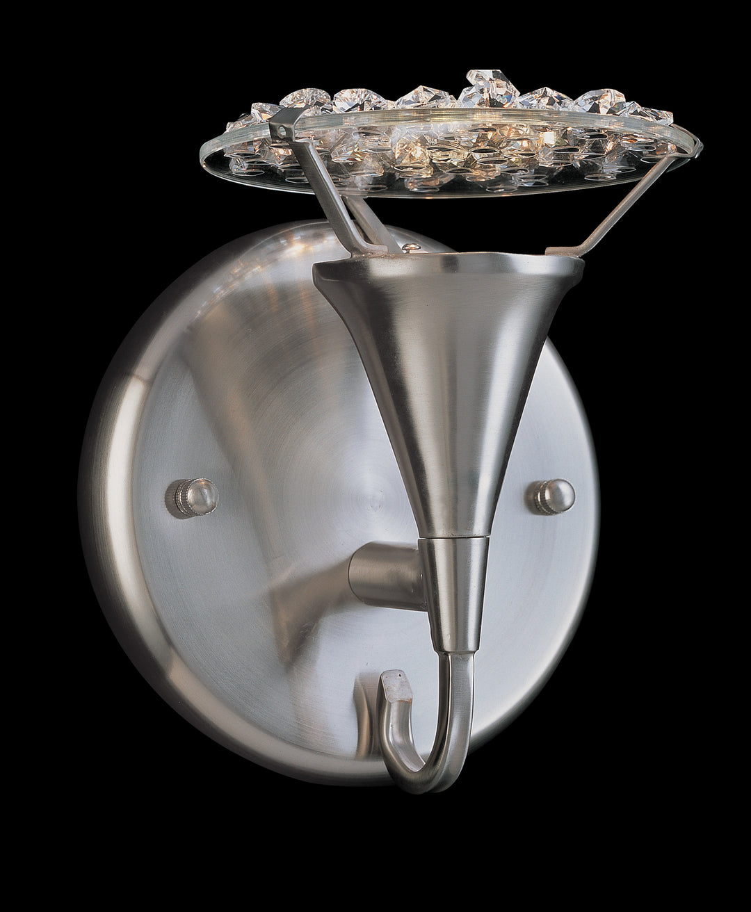 Classic Crystal Lake 16062 SN CP Wall Sconce Light - Satin Nickel