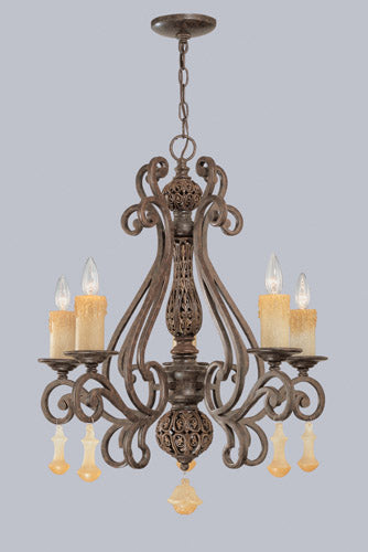 Classic Riviera 71155 TS Chandelier Light - Tortoise Shell