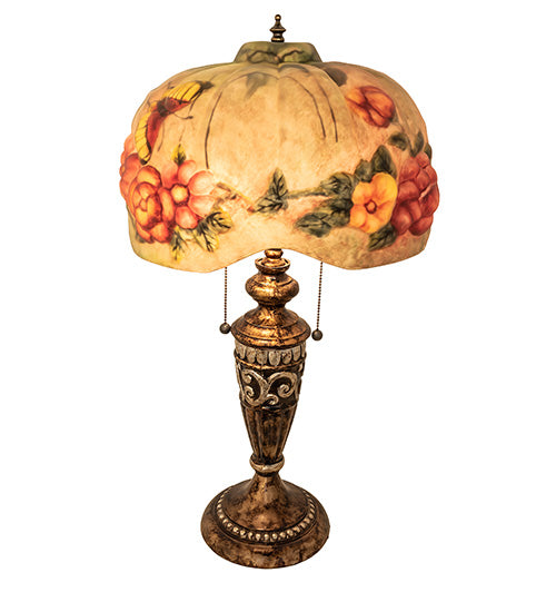 Meyda Tiffany Lighting 253493 Puffy Two Light Table Lamp Lamp Bronze / Dark