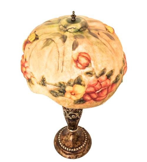 Meyda Tiffany Lighting 253493 Puffy Two Light Table Lamp Lamp Bronze / Dark