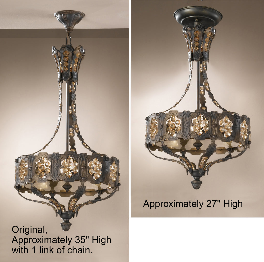 Classic Castillio de Bronce 57333 AGB AI Pendant Light - Aged Bronze