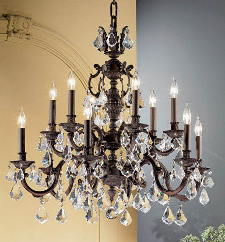 Classic Chateau 57377 AGB CP Chandelier Light - Aged Bronze