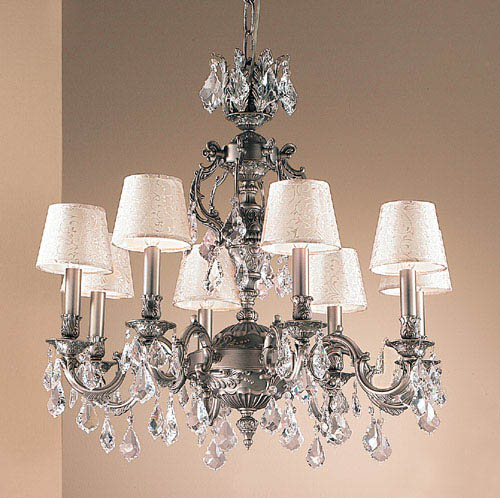Classic Chateau 57378 AGP CP Chandelier Light - Aged Pewter