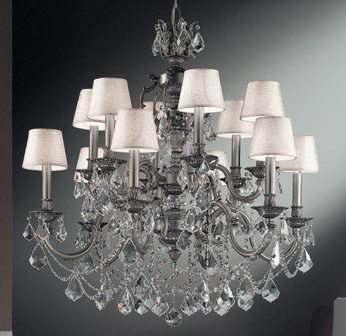 Classic Chateau Imperial 57387 AGP CP Chandelier Light - Aged Pewter
