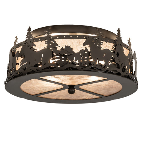 Meyda Tiffany Tall Pines 253522 Ceiling Light - Timeless Bronze