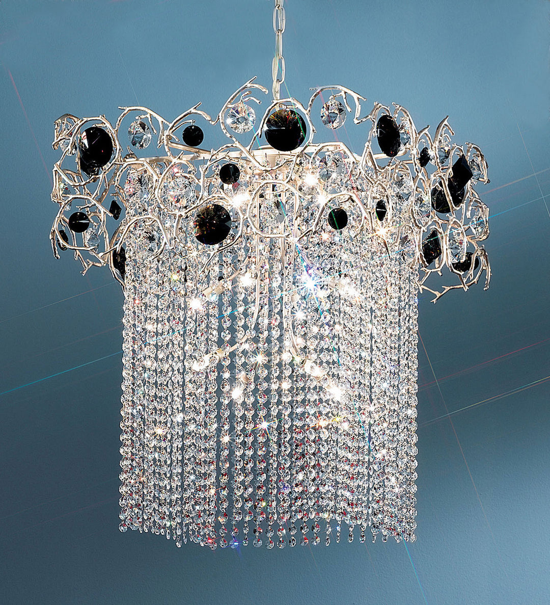 Classic Foresta Colorita 10037 SF BS Chandelier Light - Silver Frost