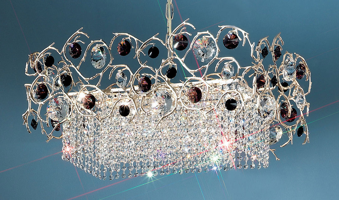 Classic Foresta Colorita 10038 SF BA Pendant Light - Silver Frost