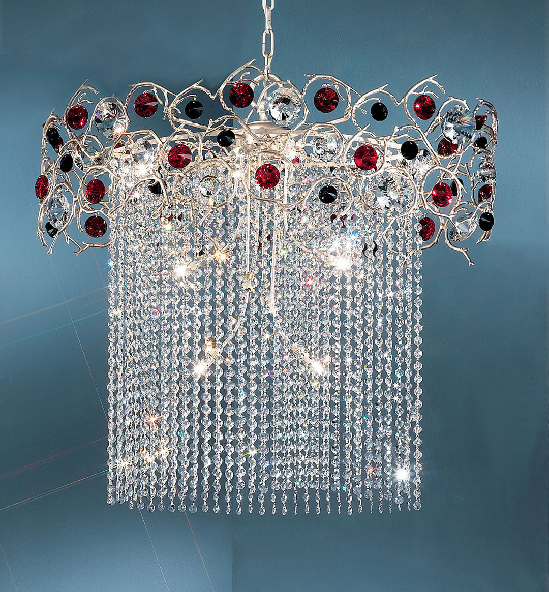 Classic Foresta Colorita 10039 SF BR Chandelier Light - Silver Frost