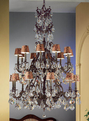 Classic Majestic 57340 AGB CP Chandelier Light - Aged Bronze